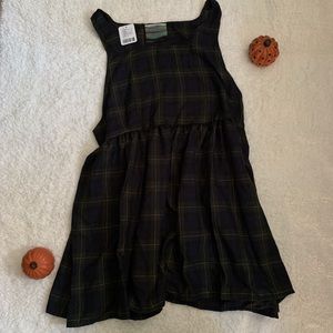 Urban outfitter renewal plaid babydoll dress